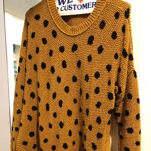 Polka dot sweater